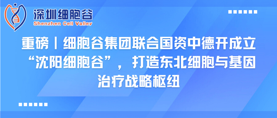重磅｜ONE游戏官网集团联合国资中德开创建“沈阳ONE游戏官网”，打造东北细胞与基因治疗战略枢纽